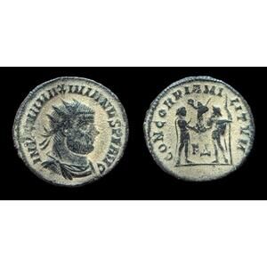 MAXIMIANUS HERCULIUS (286-305). Antoninianus Conservator CONCORDIA Roman Coin"*